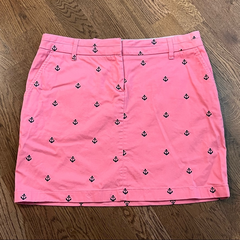 British Khaki Pink Nautical Skirt
